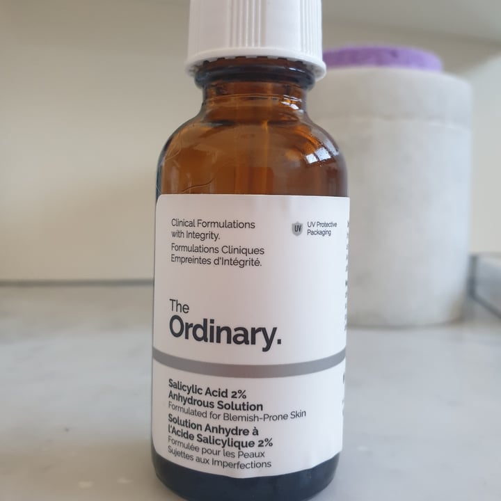 photo of The Ordinary Salicylic acid 2%  anhydrous solution shared by @valentinadaferrara on  20 Sep 2022 - review
