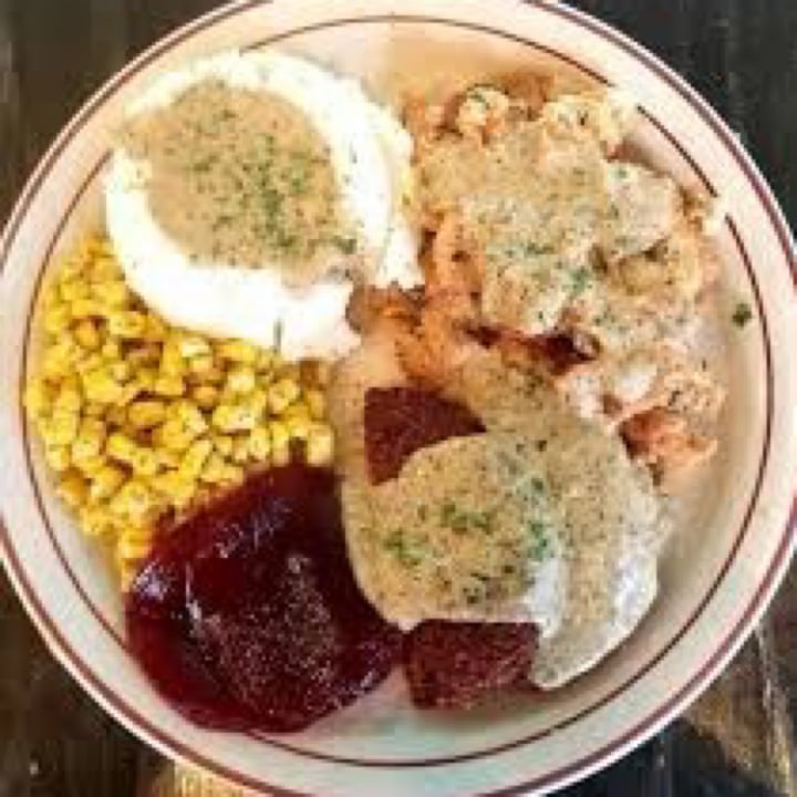 photo of Wayward Vegan Cafe Biscuit Mountain & Chick’un and Waffles shared by @mckennasegress on  29 Jan 2022 - review