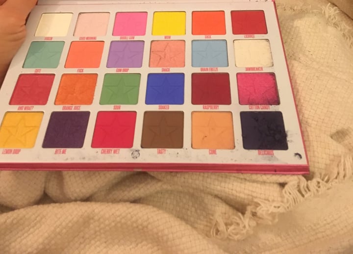 review photo of Jeffree Star Cosmetics Jawbreaker Palette shared by @raffaelo on 25 May 2020 - review