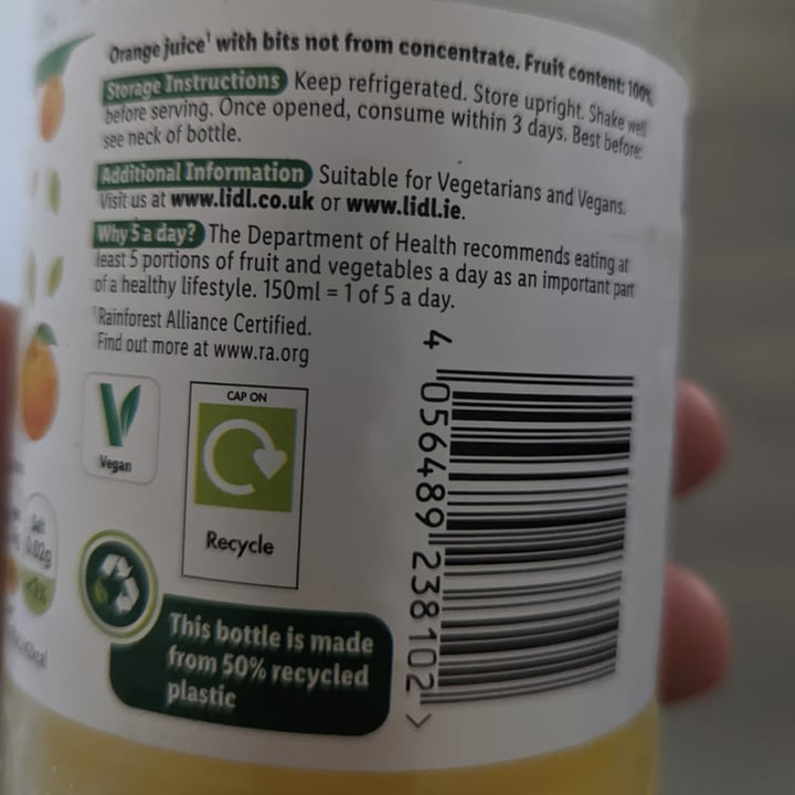 photo of Naturis Orange juice shared by @ryster on  13 Nov 2022 - review