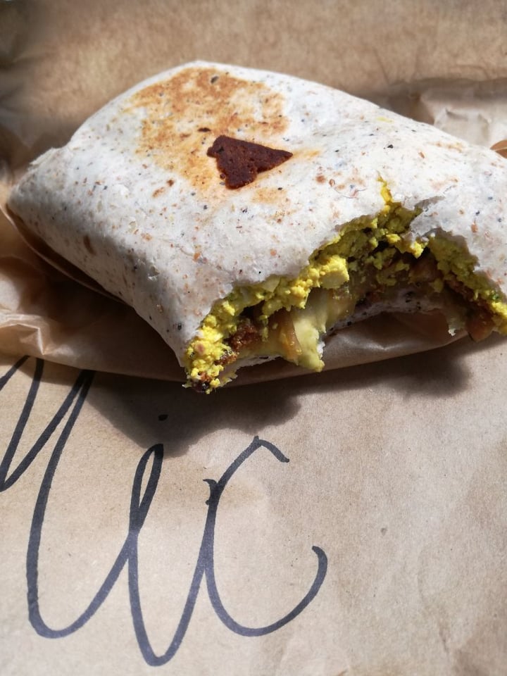 photo of The Fussy Vegan Breakfast Burrito shared by @michellejanelegg on  03 Oct 2019 - review
