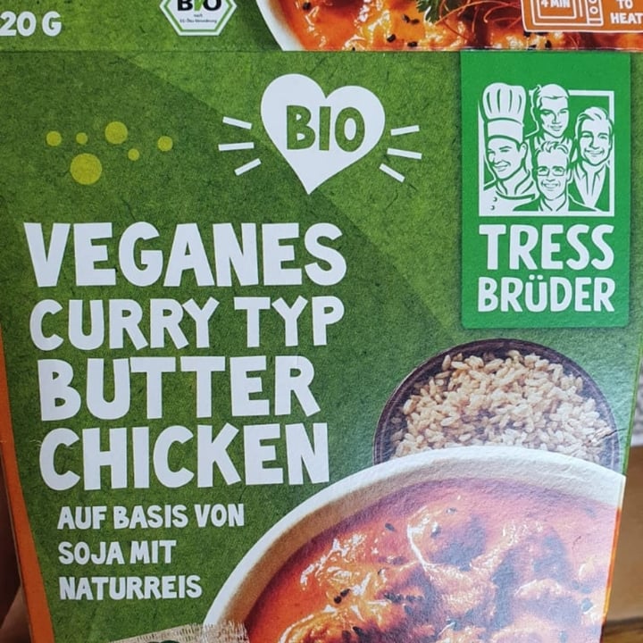 photo of Tress Brüder Veganes Curry Typ Butter Chicken shared by @mitsukai24 on  21 Dec 2021 - review