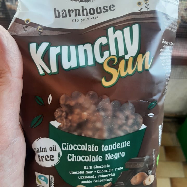photo of Barnhouse Krunchy Sun Cioccolato Fondente Nero shared by @gianniveg on  09 Sep 2022 - review