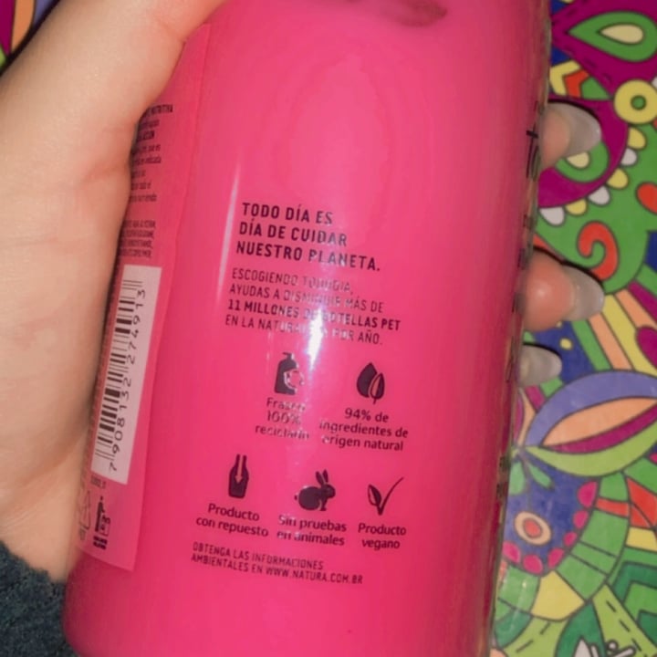 photo of Natura Crema para el cuerpo tododia frambuesa y pimienta rosa shared by @etnamoreno on  20 Jul 2021 - review