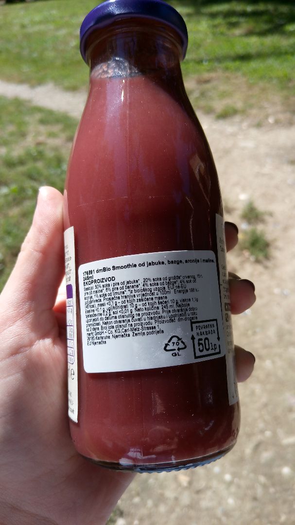 photo of dmBio Smoothie shared by @leica257 on  04 Sep 2019 - review