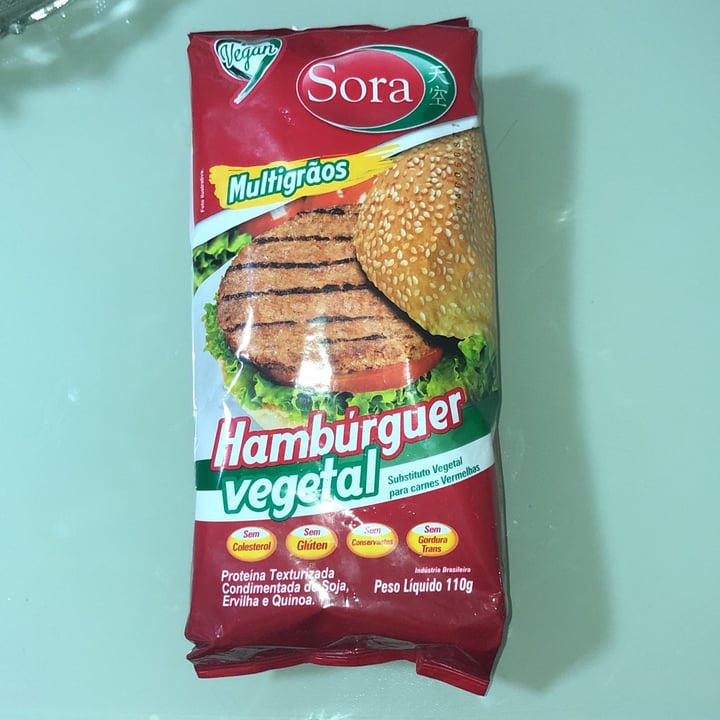 review photo of Sora Hambúrguer vegetal - Sora shared by @claramontv on 24 Apr 2022 - review