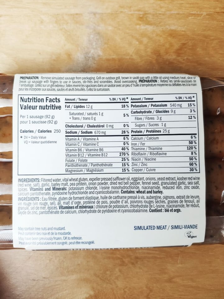 review photo of Field Roast Italian Sausage shared by @queenhy on 13 Jul 2019 - review