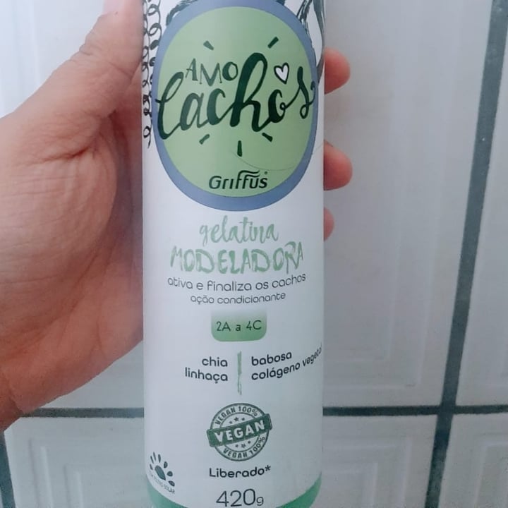 photo of Griffus Gelatina Modeladora Colágeno Vegetal E Babosa shared by @walguss on  04 May 2022 - review