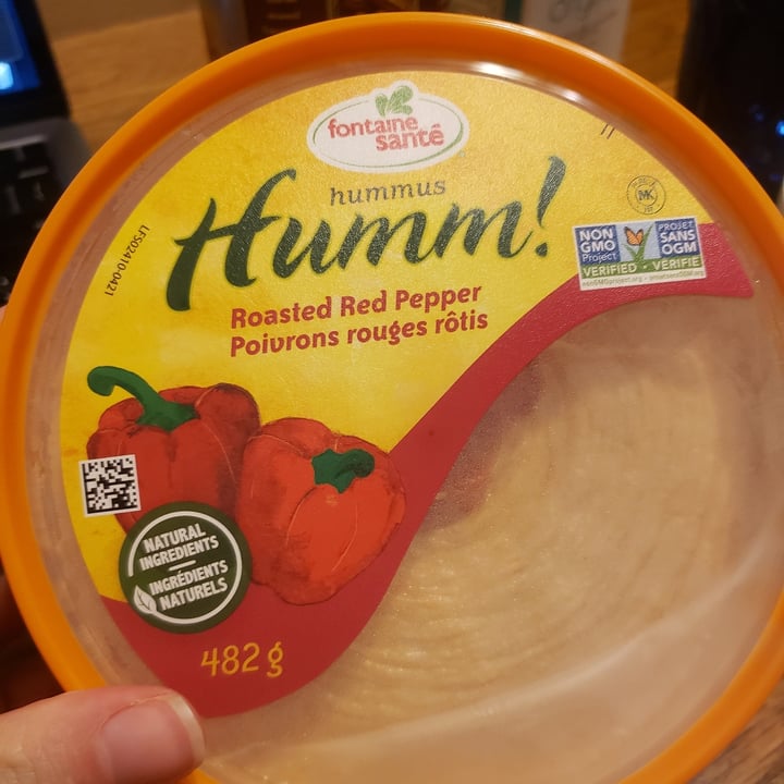photo of Fontaine Santé Roasted Red Pepper Hummus  shared by @andro- on  19 Dec 2021 - review