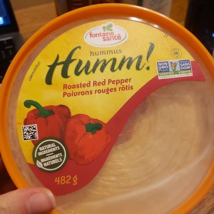 review photo of Fontaine Santé Roasted Red Pepper Hummus shared by @andro- on 19 Dec 2021 - review