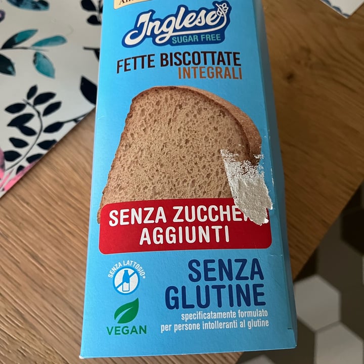 review photo of Inglese Gluten Free Fette biscottate integrali Senza Zuccheri Aggiunti shared by @sbab8 on 26 Mar 2022 - review