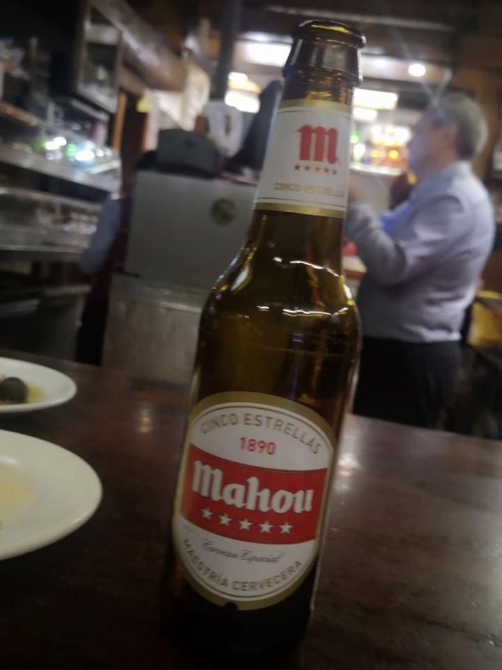 photo of Mahou Mahou Cinco Estrellas shared by @olatzhp on  27 Feb 2020 - review