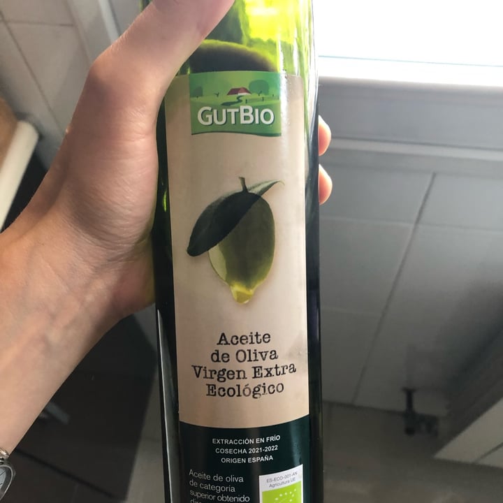 photo of GutBio Aceite de oliva virgen extra ecológico shared by @astrid269 on  27 May 2022 - review