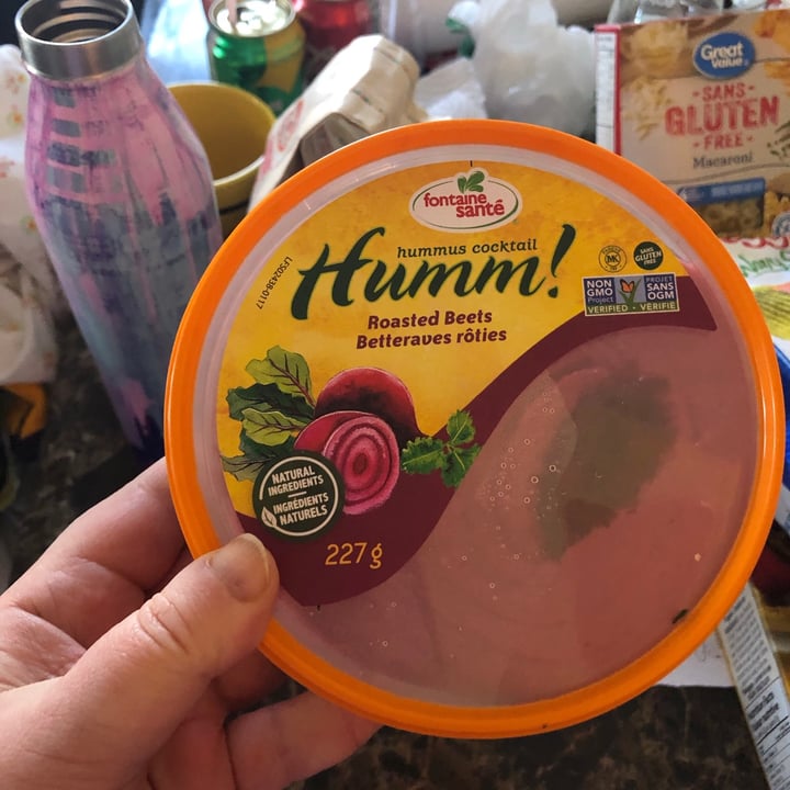 review photo of Fontaine Santé Fontaine santé roasted beets hummus shared by @chayah on 20 Jan 2021 - review