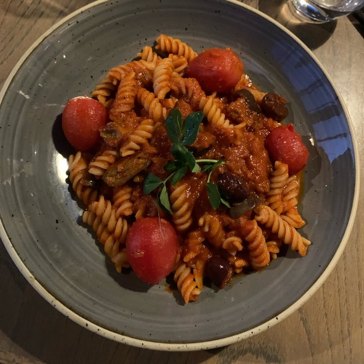 photo of Café Del Sol Botanico Brinjal fusilli shared by @veggielover20 on  03 Jan 2022 - review