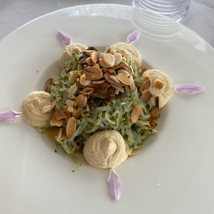 review photo of Zefiro Ristorante Spiaggia 268 shirataky al pesto di pistacchio shared by @vanessameglioli on 12 Sep 2022 - review