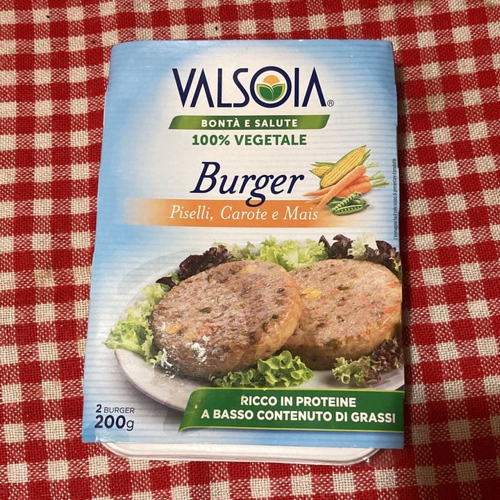 photo of Valsoia Burger Piselli, carote e mais shared by @lara2001 on  18 Jun 2022 - review