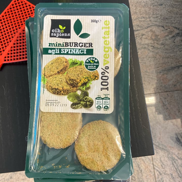 review photo of Cibo Sapiens Mini Burger Agli Spinaci shared by @pannette on 05 Sep 2022 - review