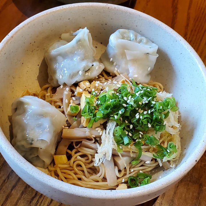 review photo of kikusan Vegetable dumplings and dried tofu with noodles shared by @amieelam on 12 Jun 2021 - review