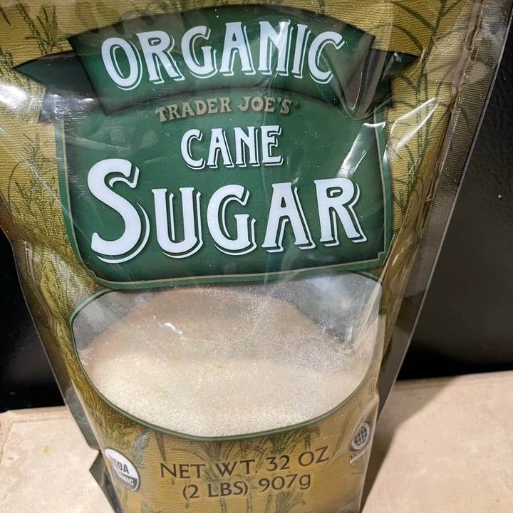 photo of Trader Joe's Organic cane sugar shared by @veggietable on  15 Jan 2022 - review