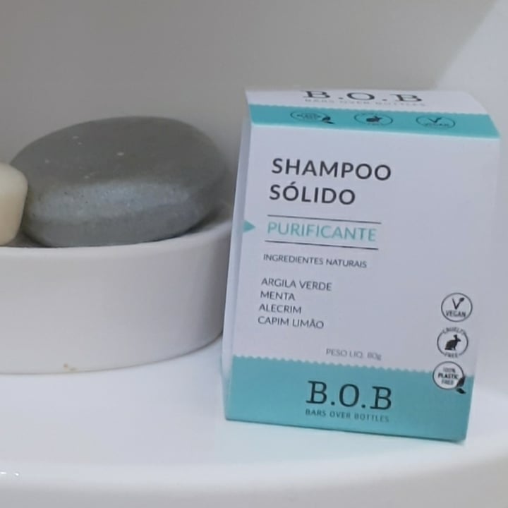 review photo of B.O.B Shampoo Purificante Em Barra shared by @luizagalv on 15 Oct 2021 - review