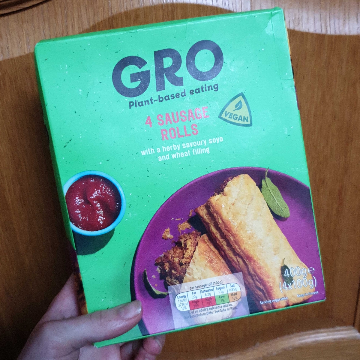 Sausage rolls from GRO - Vegan Product Reviews & Ratings | abillion