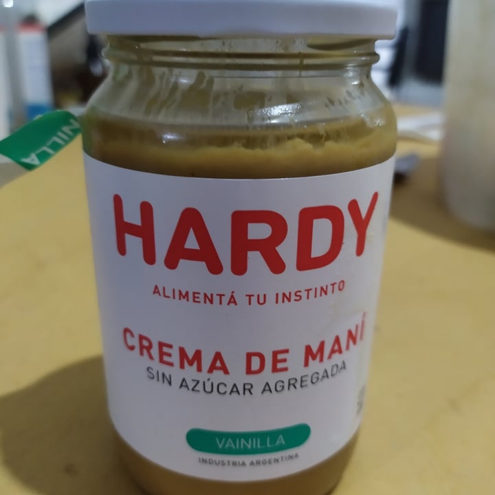 photo of Hardy Crema de Maní sabor Vainilla shared by @luciana13 on  17 Mar 2021 - review