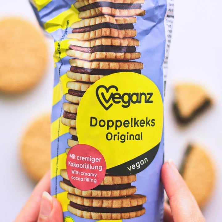 review photo of Veganz Doppelkeks Original (Biscuit Sandwiches) shared by @spirendeveganer on 17 Oct 2019 - review