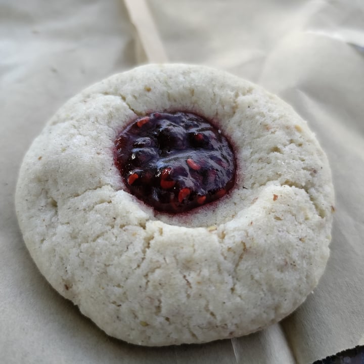 photo of Wild Poppy Bistro Almond Thumbprint Cookie shared by @mikebroadhead on  22 Jul 2022 - review