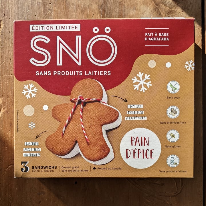 photo of Snö Vegan Frozen Dessert shared by @jacintavegangal12 on  30 Nov 2022 - review