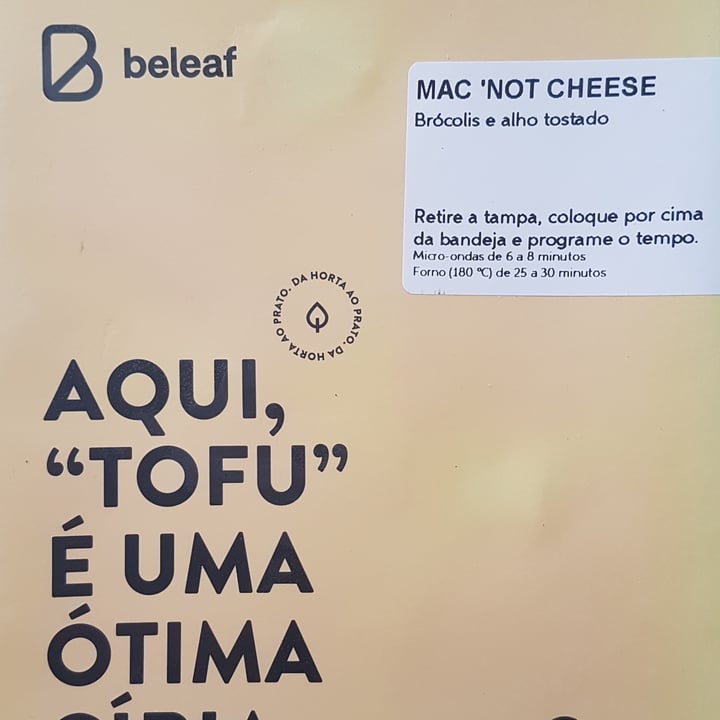 photo of Beleaf Mac Not Cheese shared by @fabifujii on  12 Jul 2021 - review