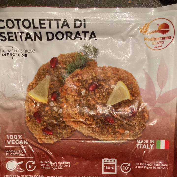 review photo of Mediterranea BioVeg Cotoletta di seitan dorata shared by @marcovegg on 14 Dec 2022 - review