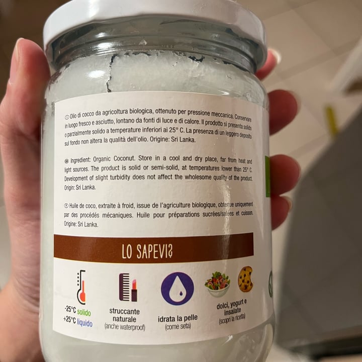 review photo of Crudolio Olio di Cocco Vergine shared by @gaiacc on 24 Mar 2022 - review