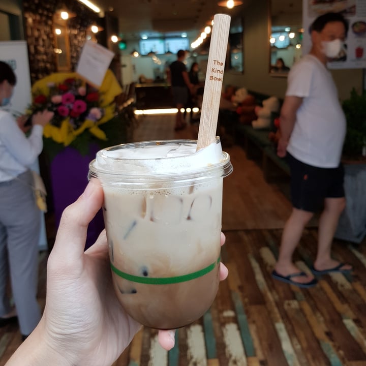 photo of The Kind Bowl No-moo Iced Latte shared by @suchabohr on  07 Jun 2020 - review