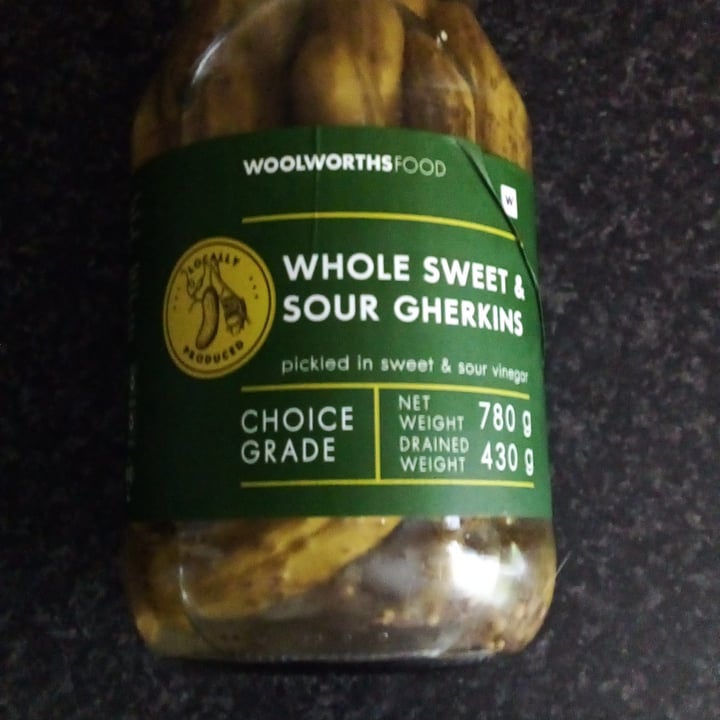 photo of Woolworths Food Whole Sweet & Sour Gherkins shared by @sh0na on  20 Mar 2022 - review