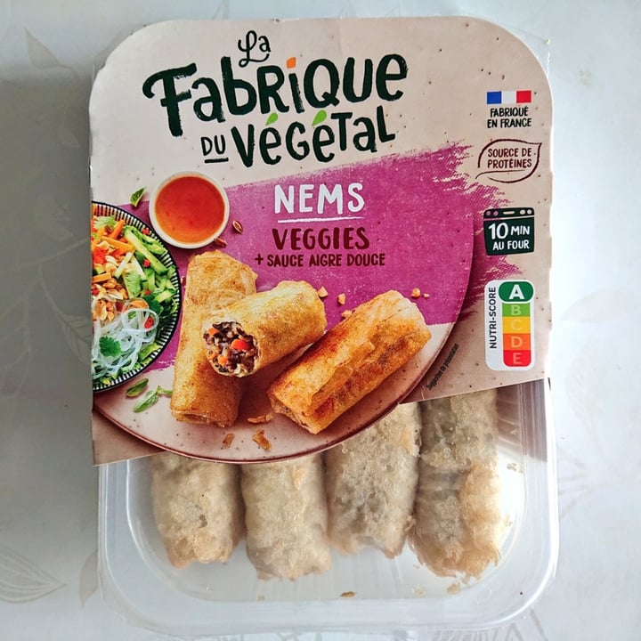photo of La fabrique du végétal Nems veggies shared by @noafr on  16 Aug 2021 - review