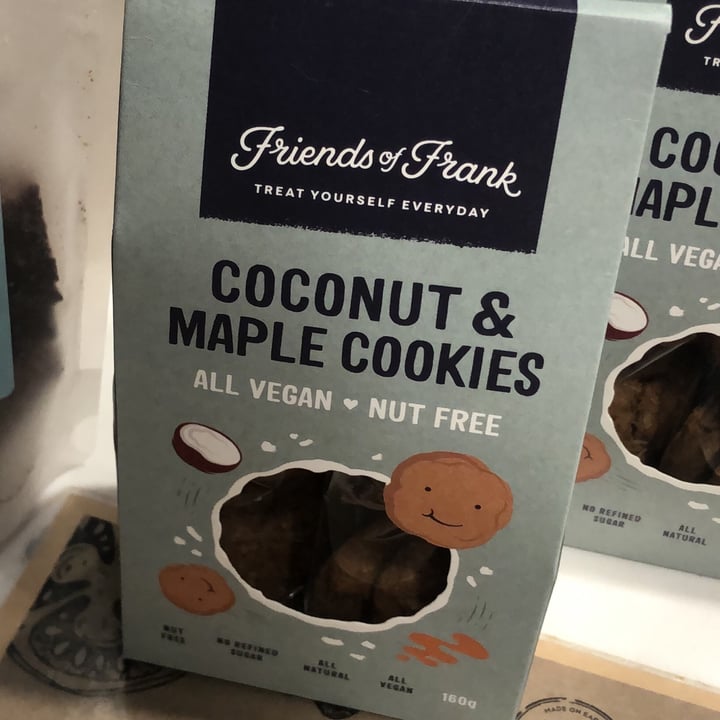 photo of Friends of Frank Coconut & Maple Cookies shared by @lindajazzyjourney on  07 Oct 2020 - review