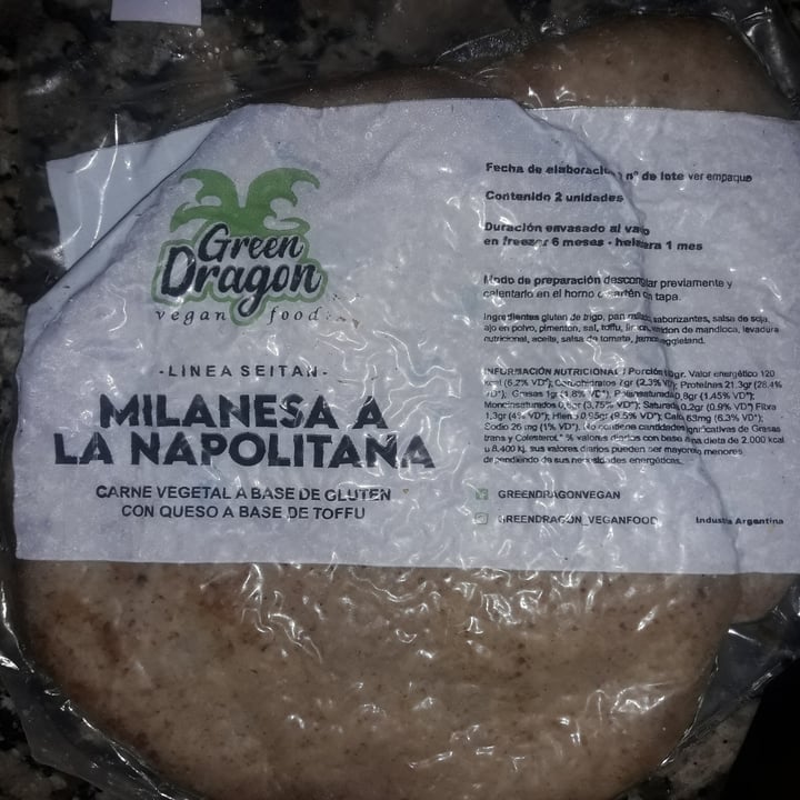 photo of Green Dragon - Vegan food Milanesa a la Napolitana shared by @yaam on  01 Mar 2022 - review