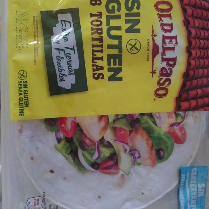 review photo of Old El Paso 6 tortillas sin gluten shared by @helenayguido on 28 Sep 2021 - review