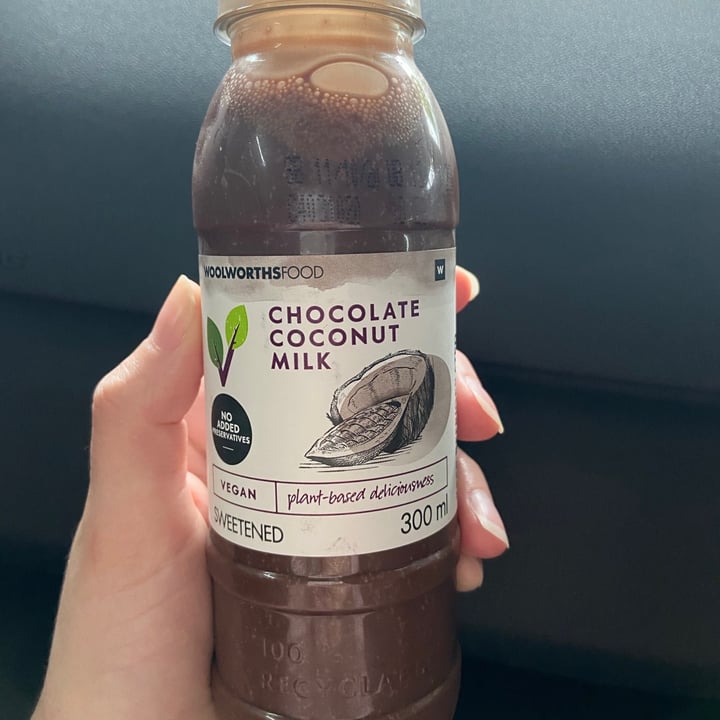 photo of Woolworths Food Chocolate Coconut Milk shared by @plantbasedstorm on  11 Oct 2020 - review