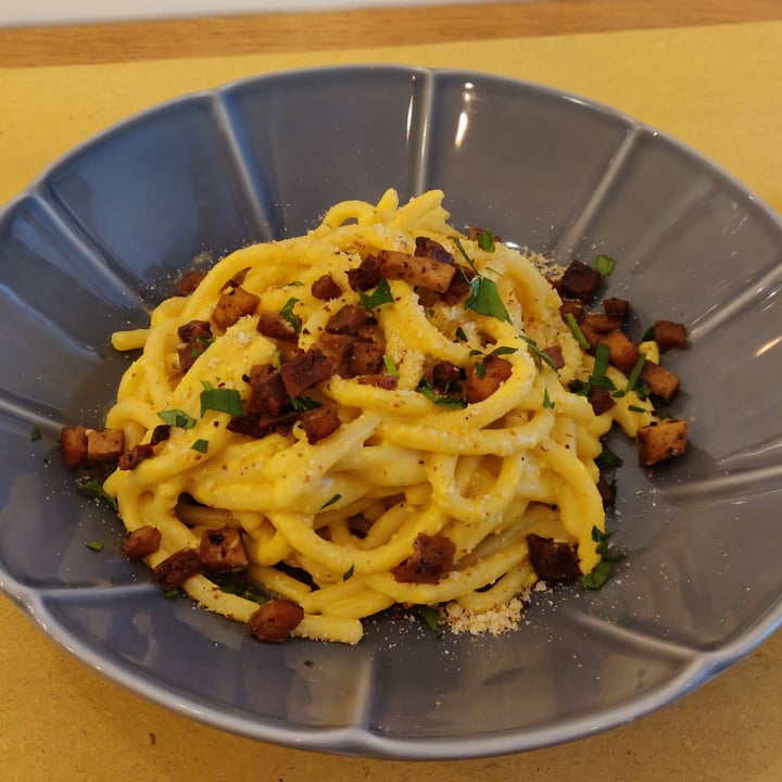 photo of Malerba Pici alla carbonara vegan shared by @melissa30 on  15 Mar 2022 - review