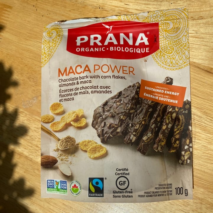 photo of Prana organic Maca Powder Chocolate Bark shared by @marinadd on  15 May 2021 - review