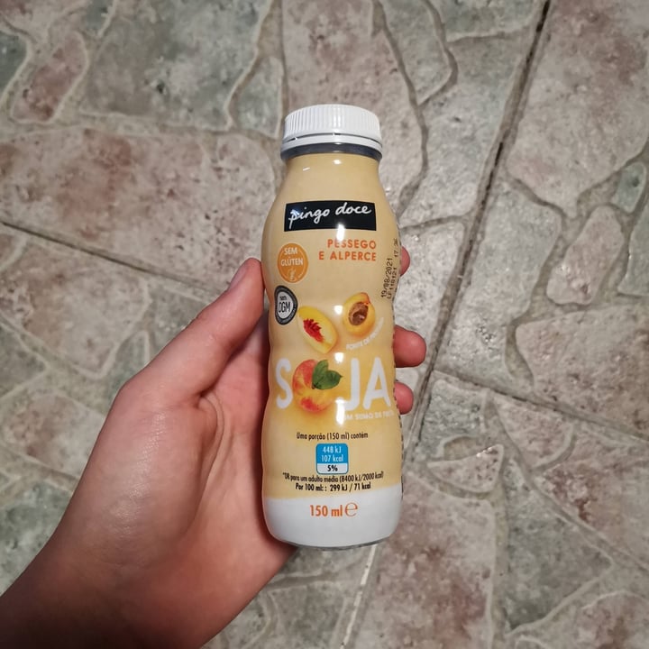 review photo of Pingo doce Iogurte De Soja Pêssego E Alperce shared by @marianafilipaaa on 15 Aug 2021 - review