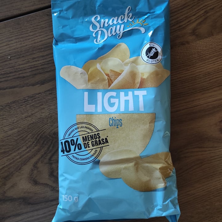 photo of Snack Day Chips light shared by @veganeuskadi on  10 Nov 2022 - review