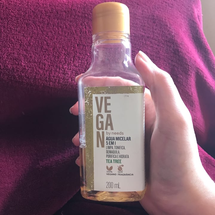 photo of Vegan by Needs Água Micelar 5 em 1 Tea Tree shared by @luanaperuzzi on  23 Jul 2021 - review