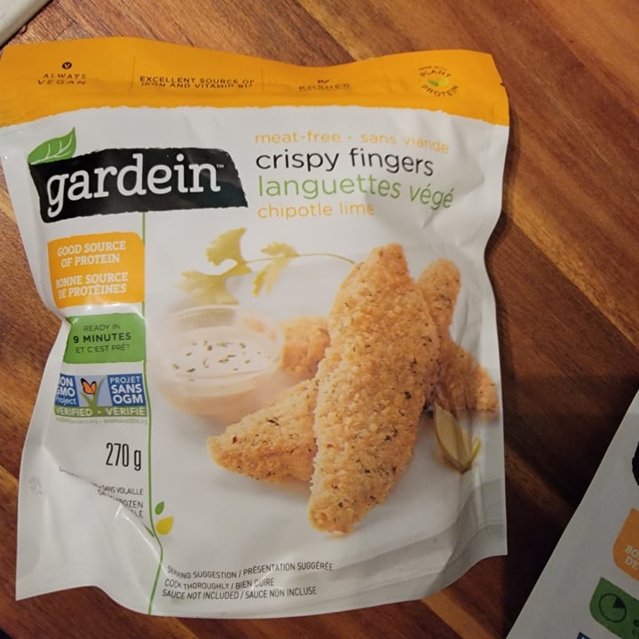 review photo of Gardein Crispy Fingers - Chipotle Lime shared by @potatoharvey on 17 Nov 2021 - review
