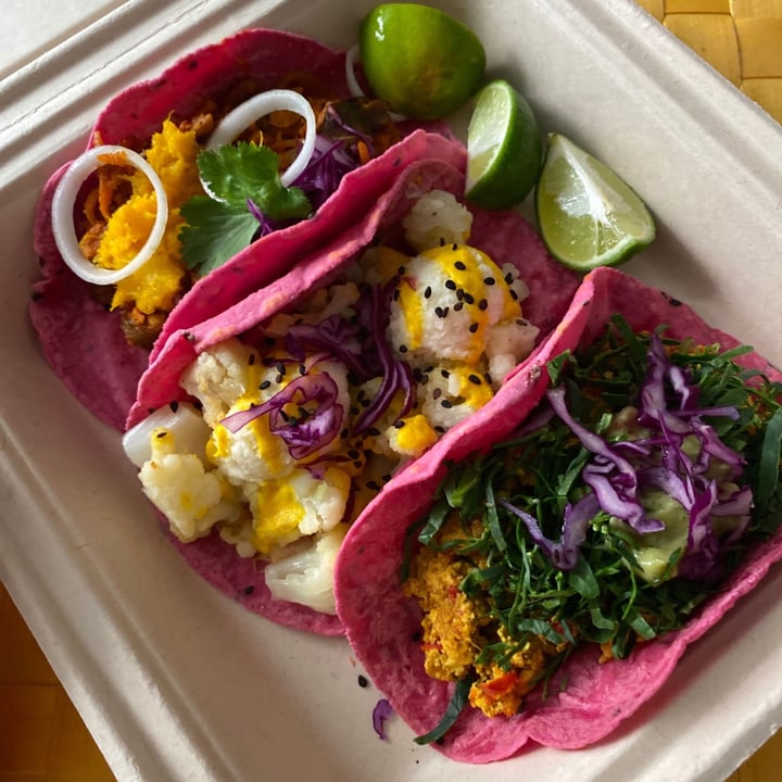 review photo of La Pitahaya Vegana Tacos variados shared by @gisells on 20 Oct 2020 - review