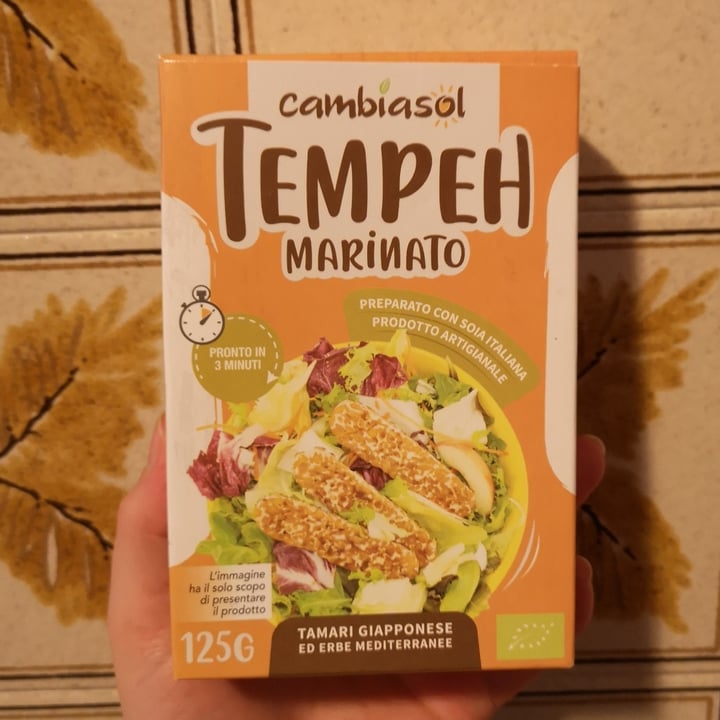 photo of Cambiasol tempeh marinato tamari giapponese ed erbe mediterranee shared by @aleveganfoodlover on  01 Jan 2023 - review