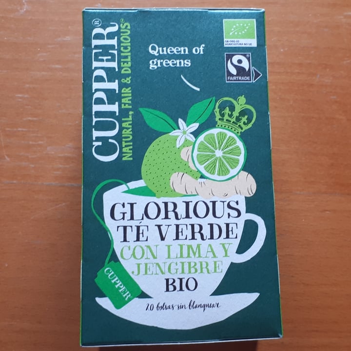photo of Cupper Glorious green tea with lime and ginger shared by @eukoalyptus on  02 May 2022 - review