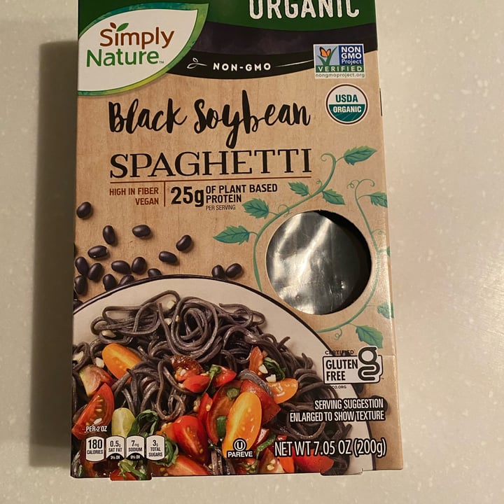 review photo of Simply Nature Black Soybean Spaghetti shared by @maeghansolanki on 11 Feb 2022 - review